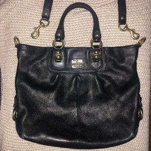 COACH Black Leather Madison Julianne